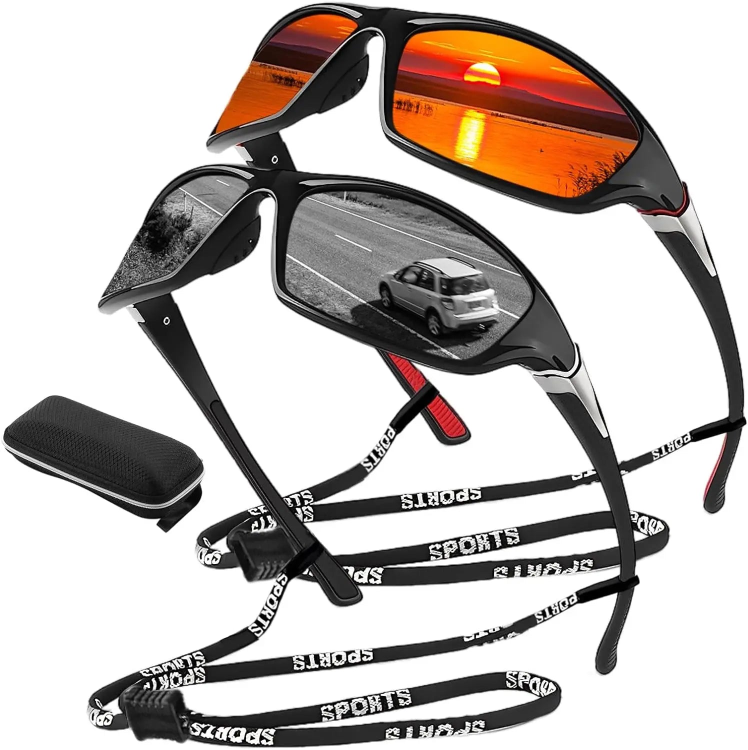 Mens Sport Sunglasses, Polarized Sunglasses SAUDI SHARK | براند سعودي