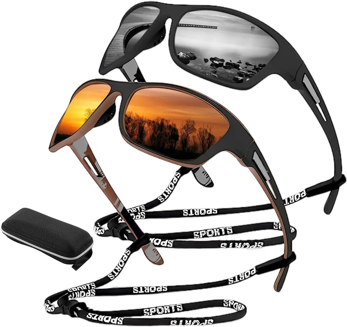 Mens Sport Sunglasses, Polarized Sunglasses SAUDI SHARK | براند سعودي