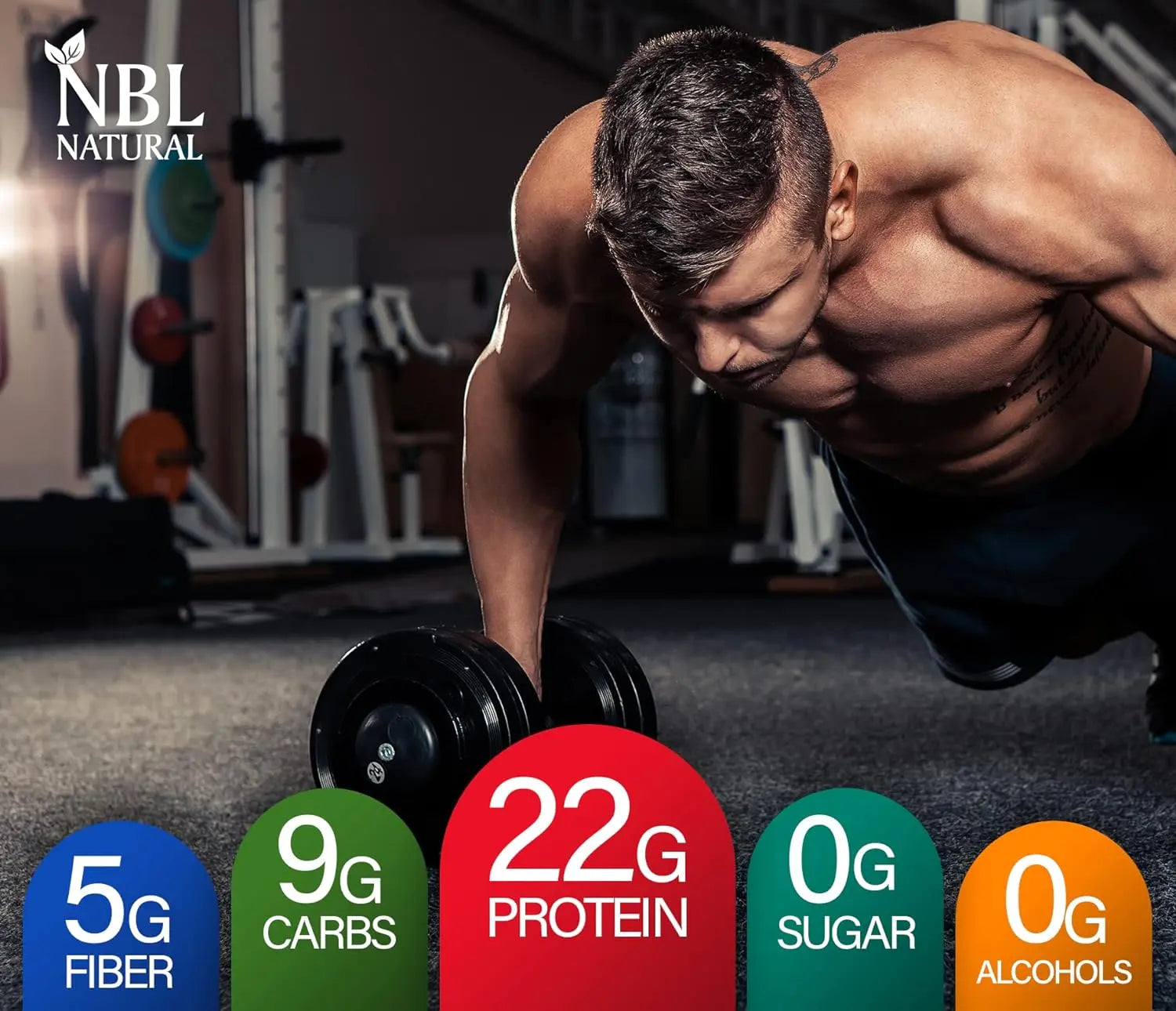 NBL NATURAL Plant Based Organic Protein Powder, Vegan Protein Powder for Men & Women, 22G Protein Per Serving, Non-Dairy, Gluten Free, Lactose Free, No Sugar Added, French Vanilla, 2.2 lb, 25 Servings SAUDI SHARK | براند سعودي