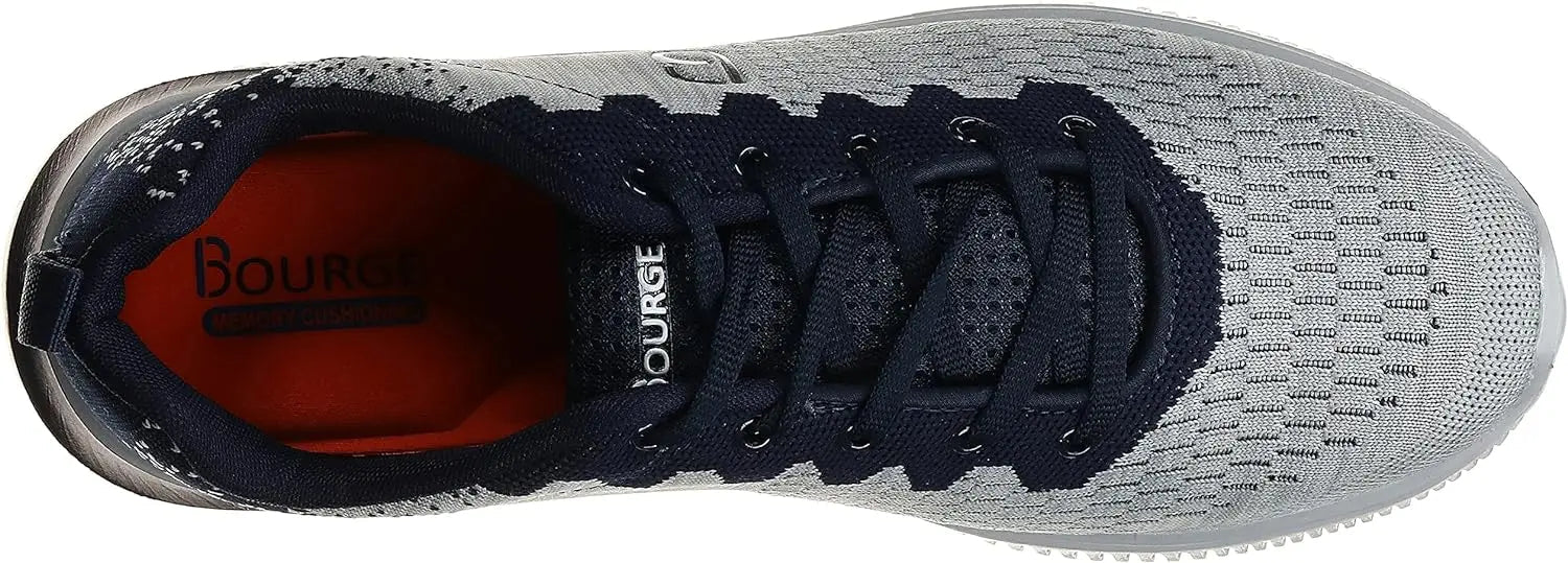 Bourge Men Loire-Z1 Grey Sports Shoes SAUDI SHARK | براند سعودي