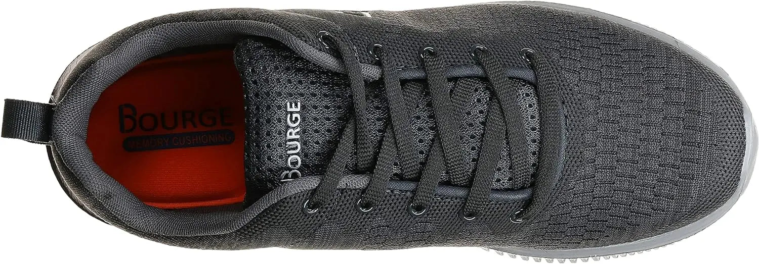 Bourge Men Loire-Z1 Grey Sports Shoes SAUDI SHARK | براند سعودي