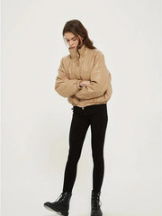 Bristol Collection: Leather Puffer Coat Modavivo