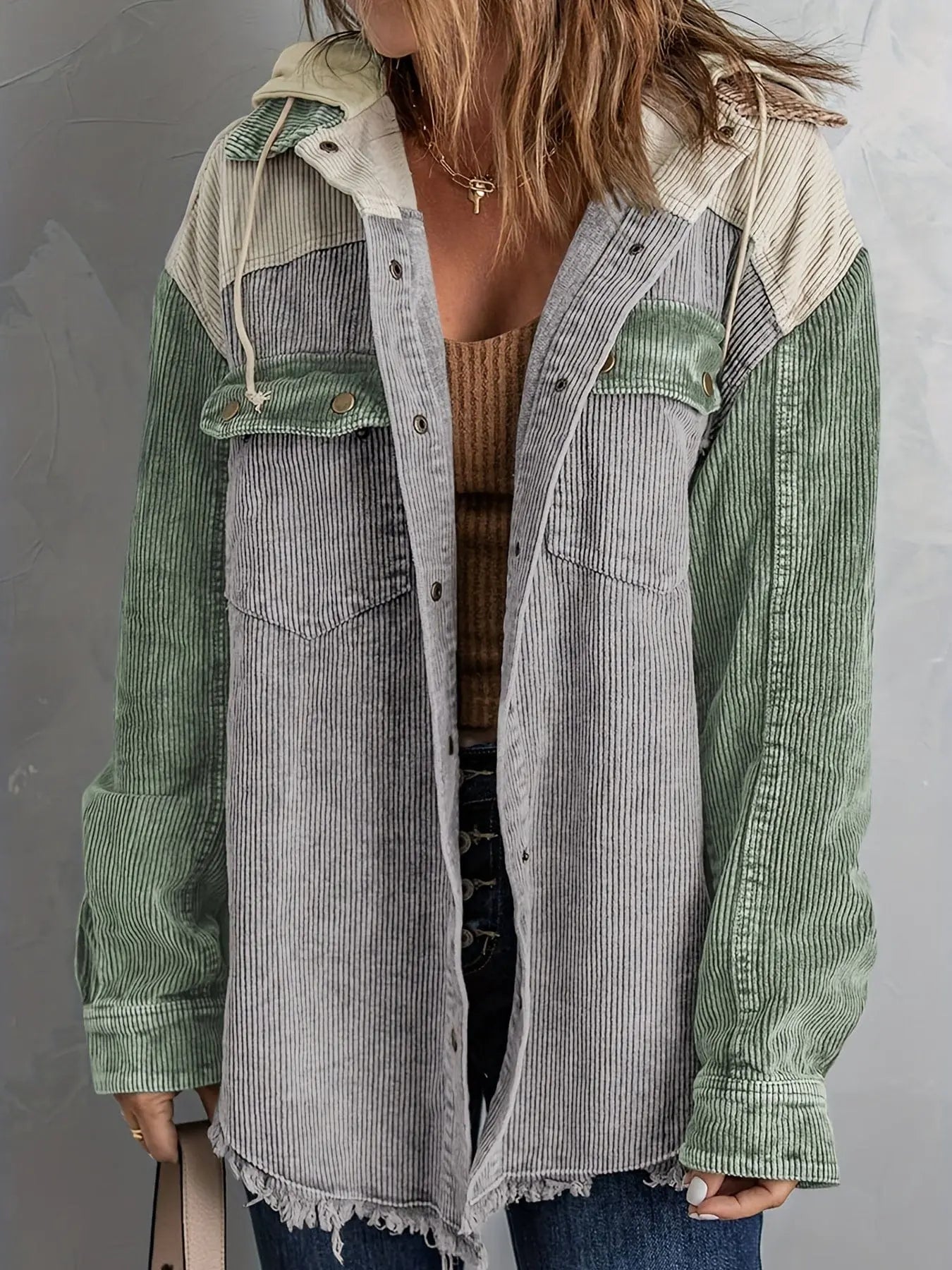 Color Block Jacket 523e71-4
