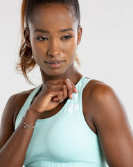 Power Seamless Sports Bra | Bleached Aqua WOMEN'S BEST