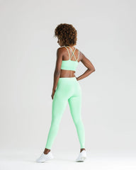 Power Seamless Sports Bra | Green Ash WOMEN'S BEST