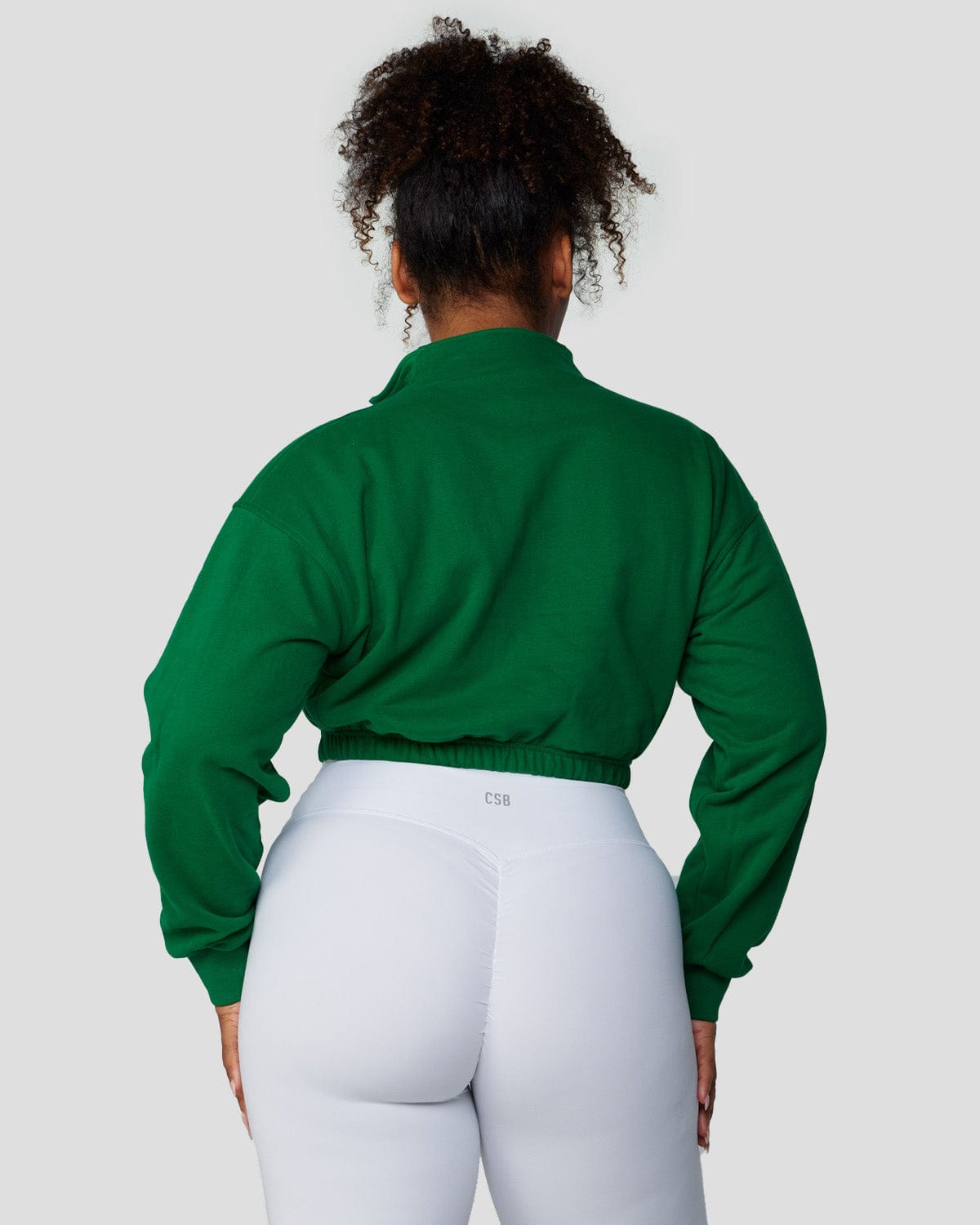 Half-Zip Cropped Jumper | Grounded Crop Shop Boutique