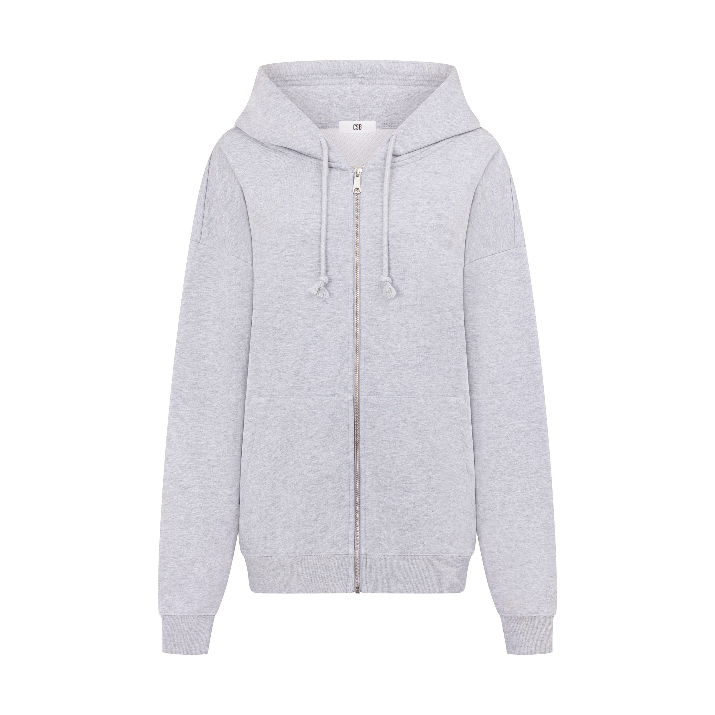 Boyfriend Zip Hoodie | Soul Marl Crop Shop Boutique