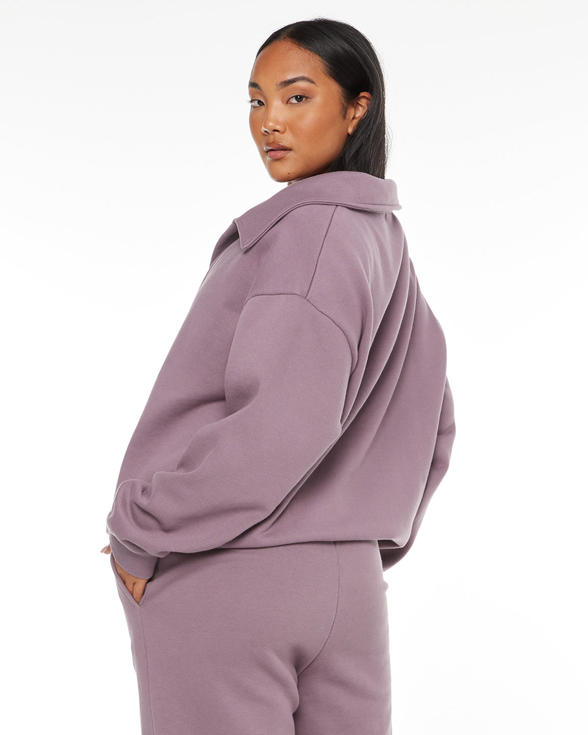 Oversized Collar Sweatshirt | Stargaze Crop Shop Boutique