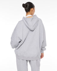 Boyfriend Zip Hoodie | Soul Marl Crop Shop Boutique