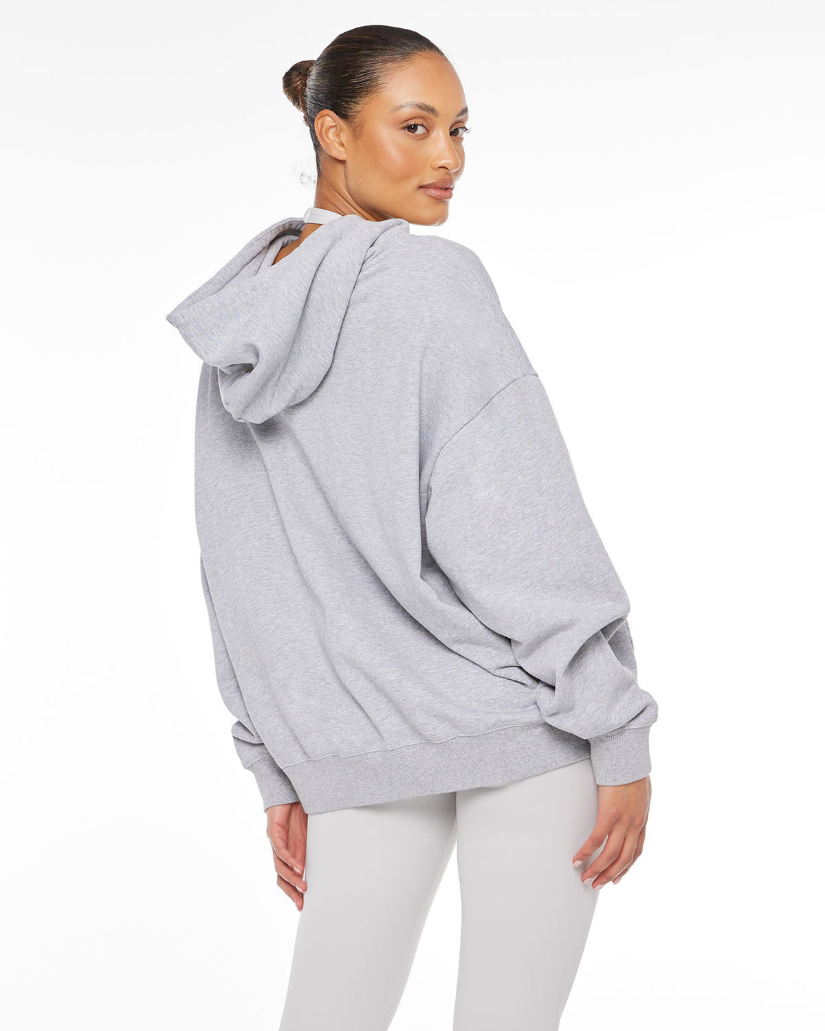 Boyfriend Zip Hoodie | Soul Marl Crop Shop Boutique