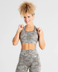 Camo Seamless Sports Bra | Green WOMEN'S BEST