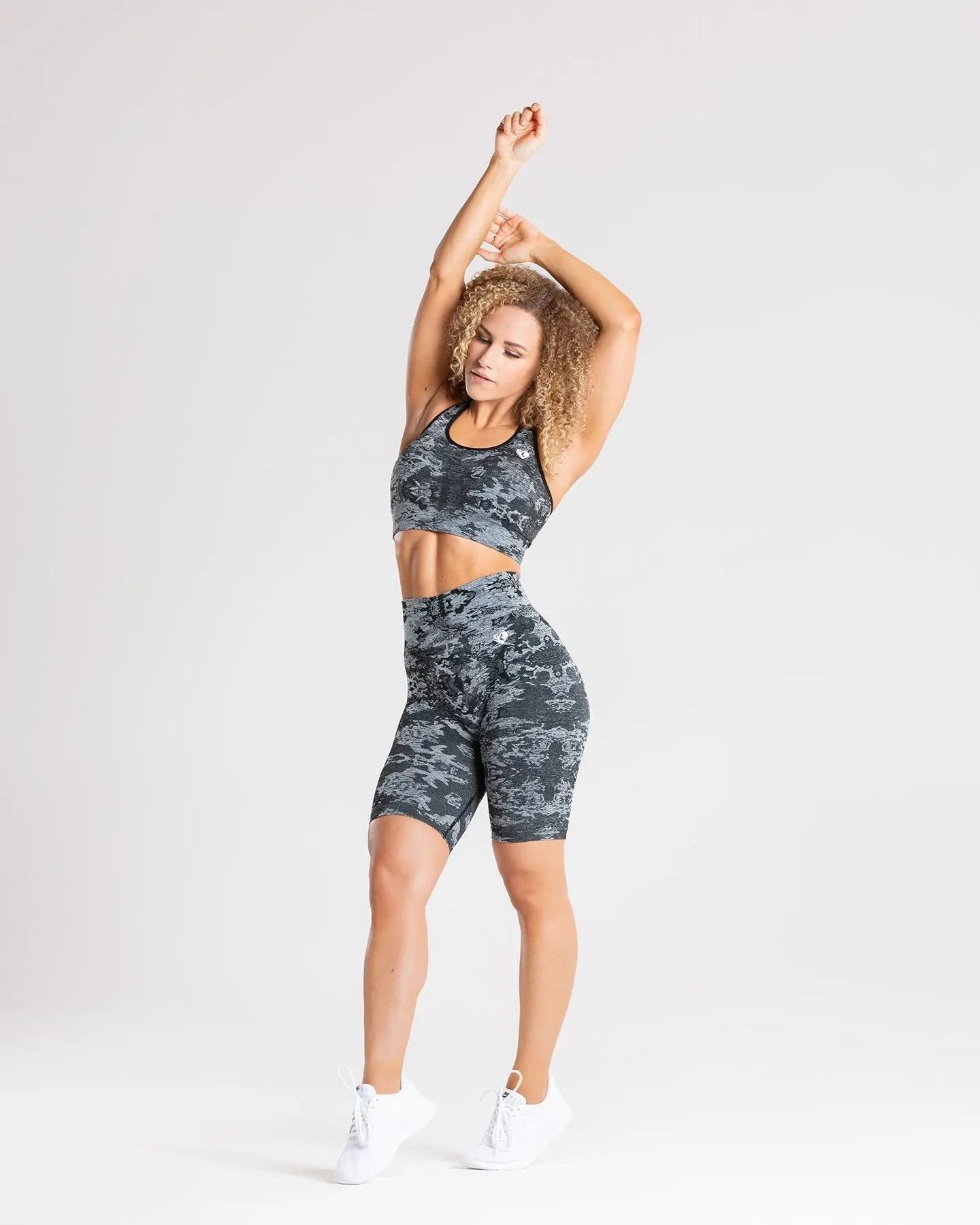 Camo Seamless Cycling Shorts | Black WOMEN'S BEST