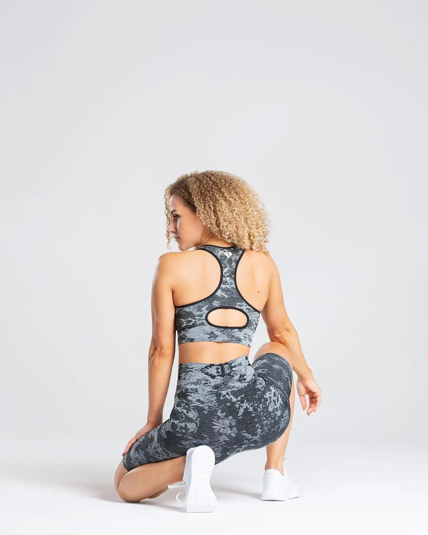 Camo Seamless Cycling Shorts | Black WOMEN'S BEST