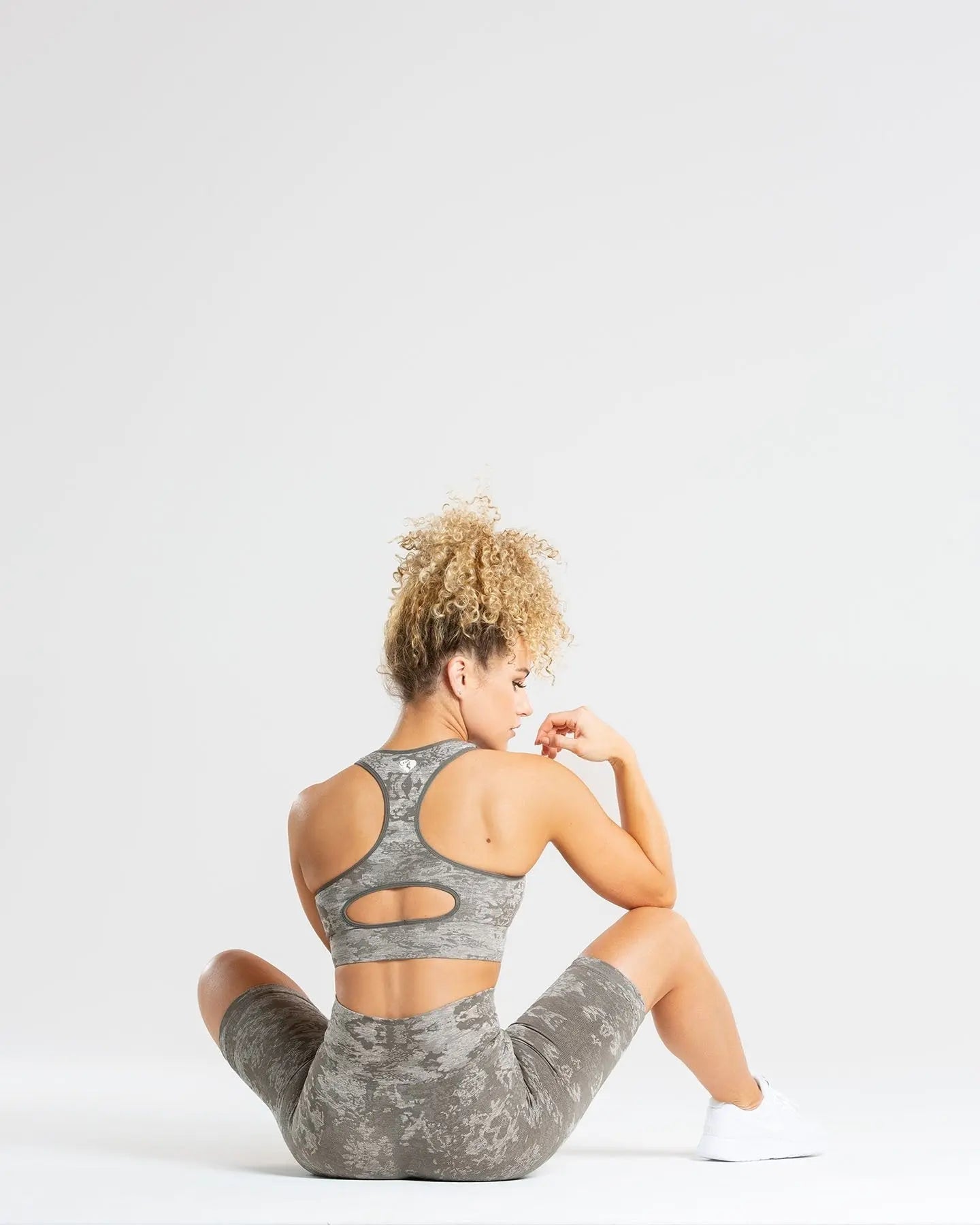 Camo Seamless Cycling Shorts | Green WOMEN'S BEST