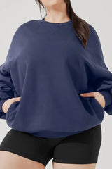 Cloud Crewneck Sweater - Academic Navy POPFLEX®