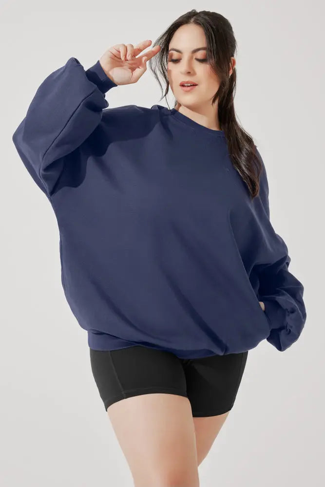 Cloud Crewneck Sweater - Academic Navy POPFLEX®
