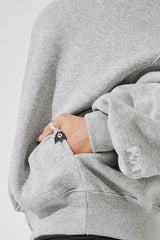 Cloud Crewneck Sweater - Heather Grey POPFLEX®