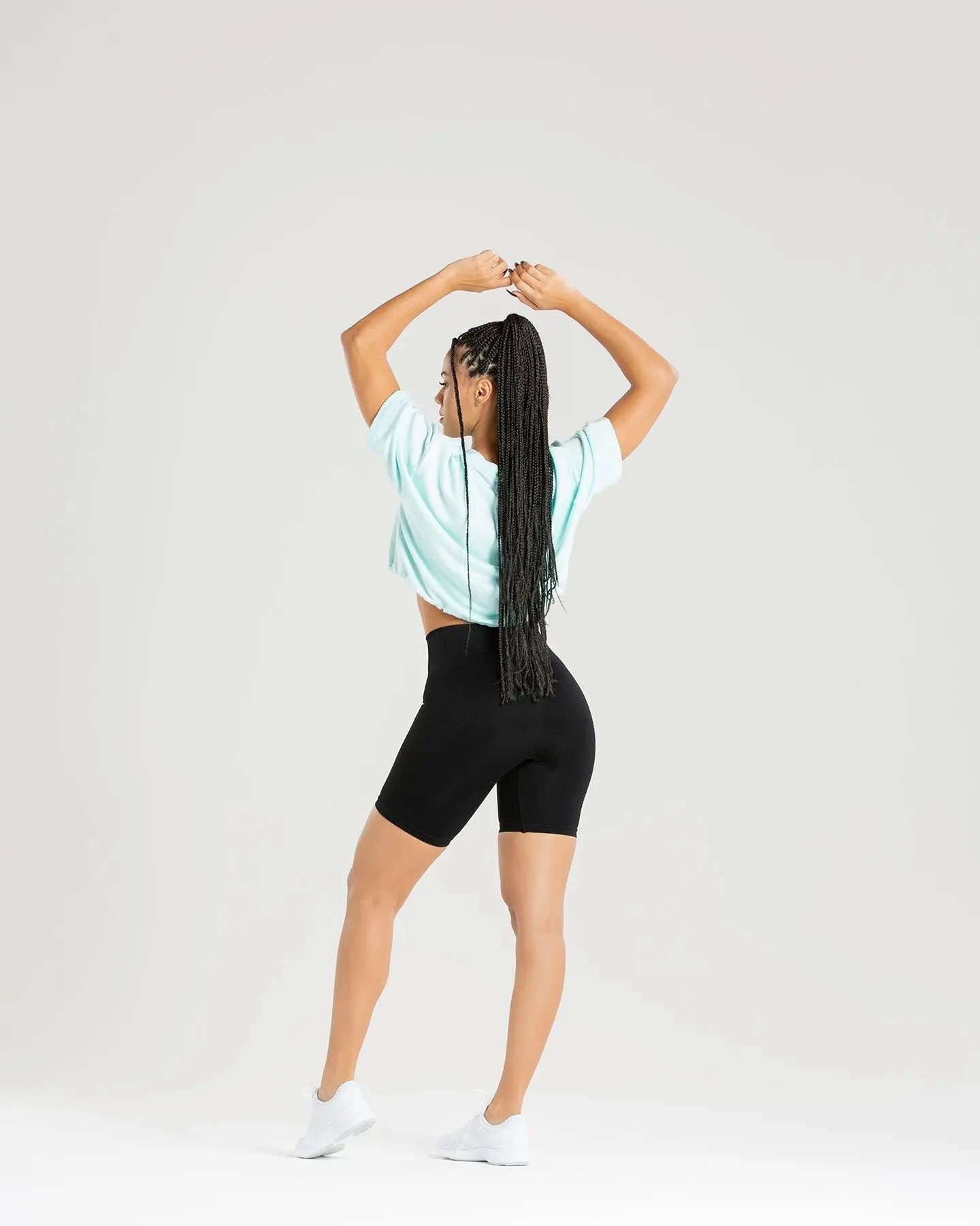 Power Crop Top | Bleached Aqua WOMEN'S BEST