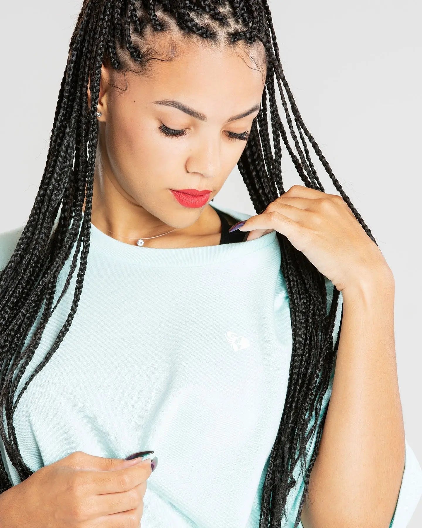 Power Crop Top | Bleached Aqua WOMEN'S BEST