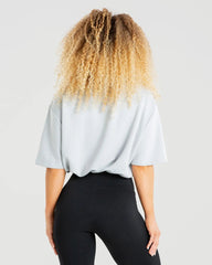 Power Crop Top | Mist Grey WOMEN'S BEST