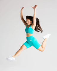 Power Seamless Cycling Shorts | Ceramic Turquoise WOMEN'S BEST