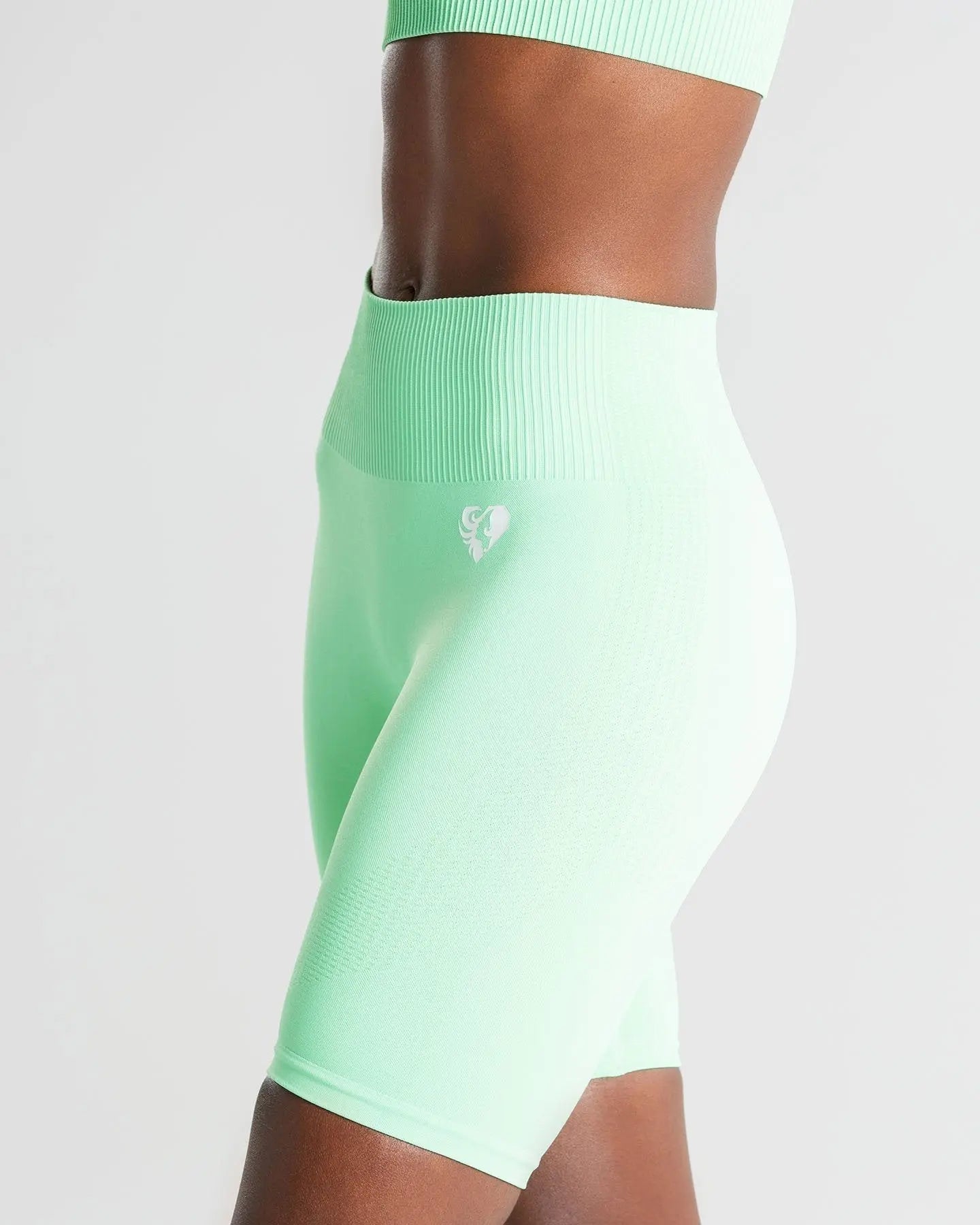 Power Seamless Cycling Shorts | Green Ash WOMEN'S BEST
