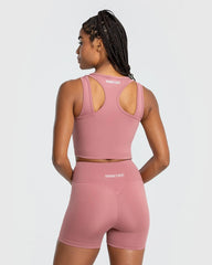 Essential Crop Tank Top | Dusty Pink WOMEN'S BEST