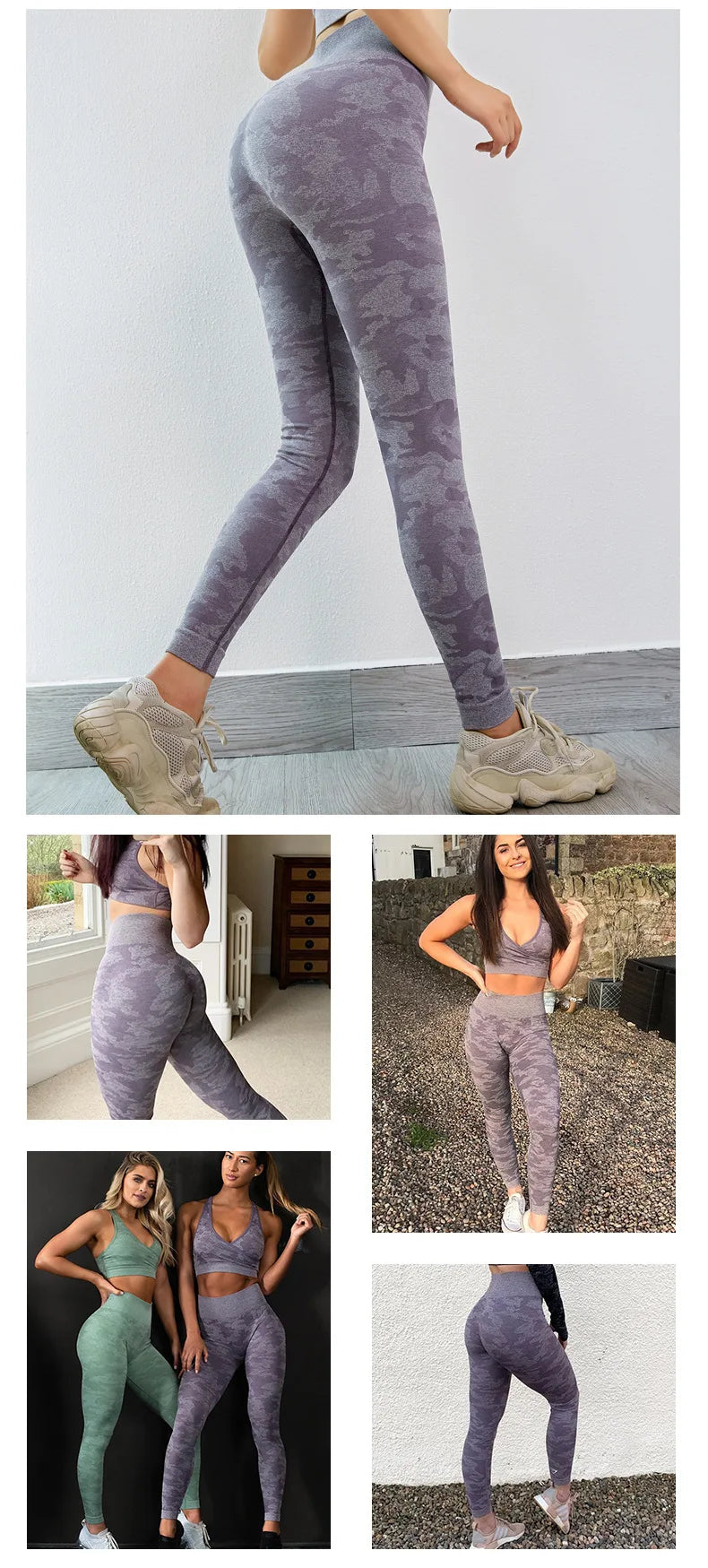 Tie Dyeing Seamless Yoga Set Gym Fitness Two Piece Set Women Clothing Sexy Back Crop Top High Waist Workout Leggings Sportswear