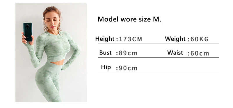 Tie Dyeing Seamless Yoga Set Gym Fitness Two Piece Set Women Clothing Sexy Back Crop Top High Waist Workout Leggings Sportswear