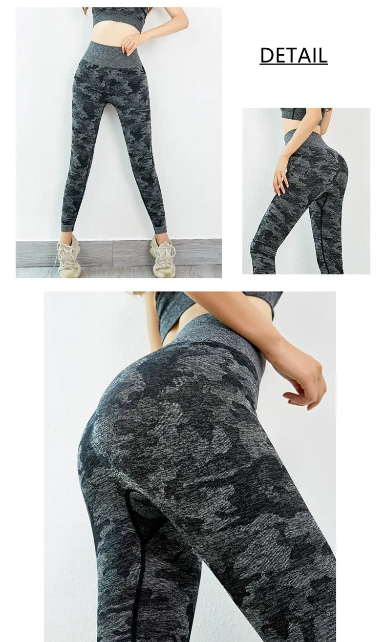 Tie Dyeing Seamless Yoga Set Gym Fitness Two Piece Set Women Clothing Sexy Back Crop Top High Waist Workout Leggings Sportswear