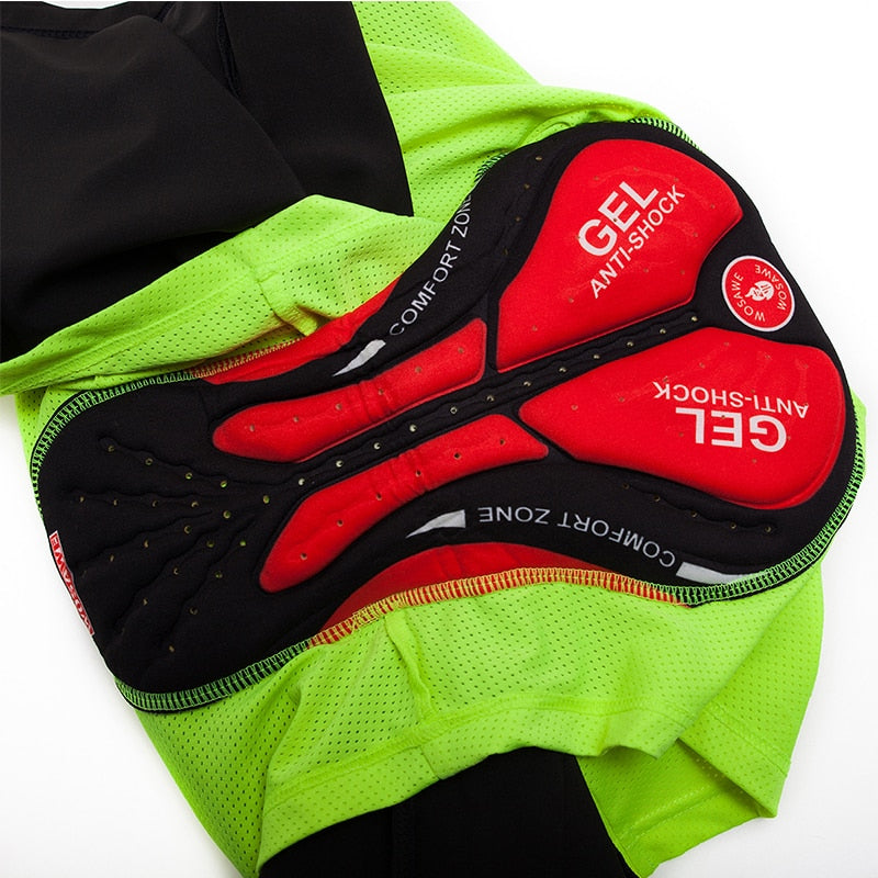 Men's Gel Padded Cycling Shorts Gym Gear Guys