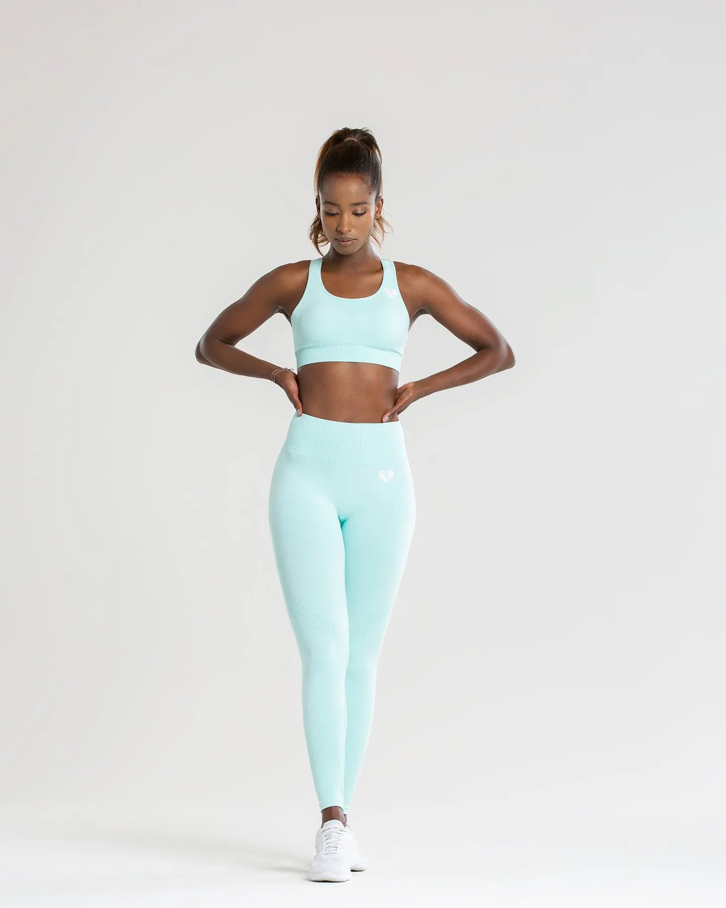 Power Seamless Leggings | Bleached Aqua WOMEN'S BEST