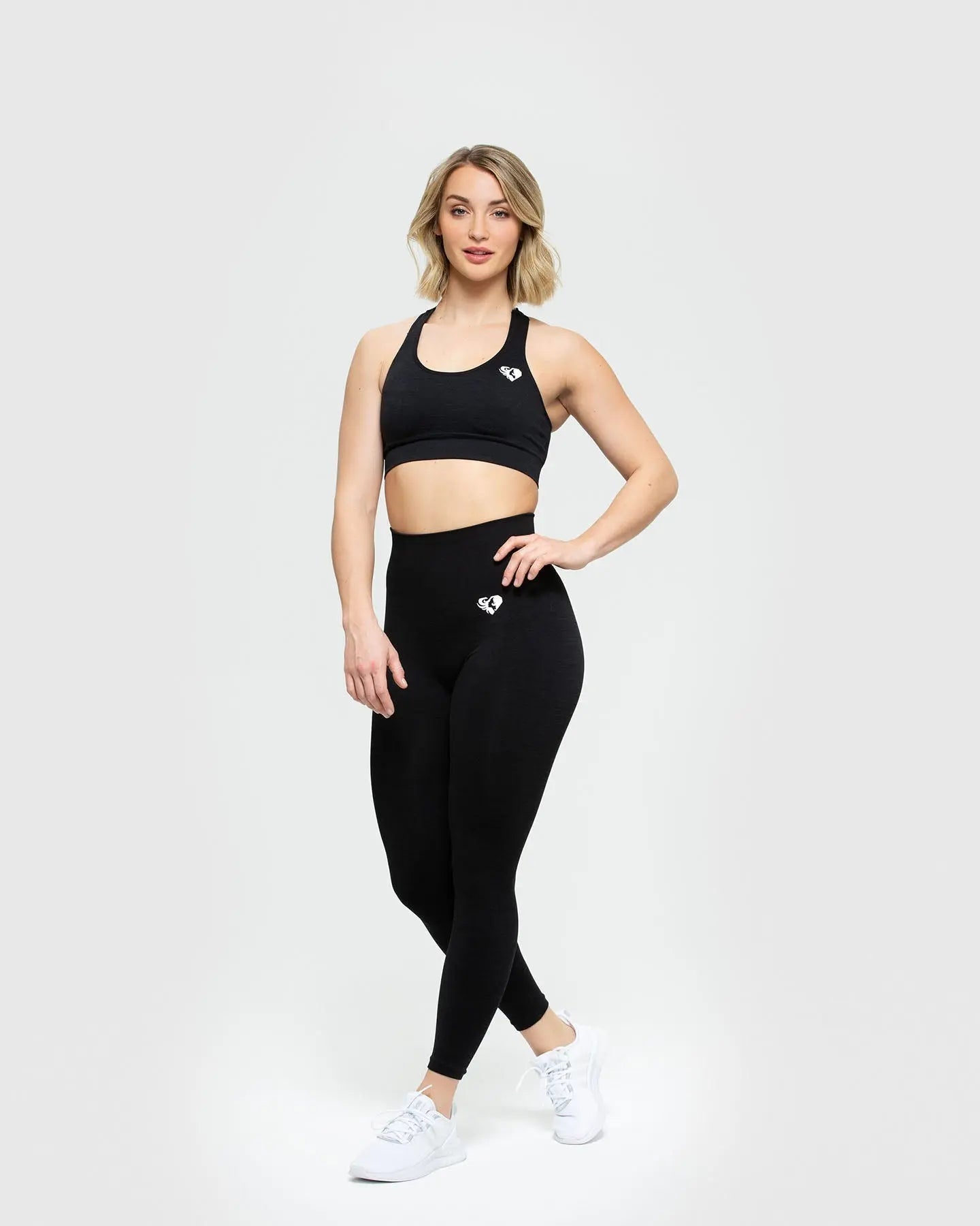 Move Seamless Sports Bra | Black Marl WOMEN'S BEST