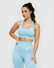 Move Seamless Sports Bra | Blue Marl WOMEN'S BEST