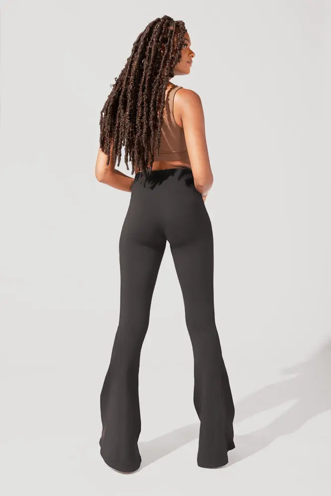 Crisscross Hourglass® Bell Bottom with Pockets (Soft Touch) - Black POPFLEX