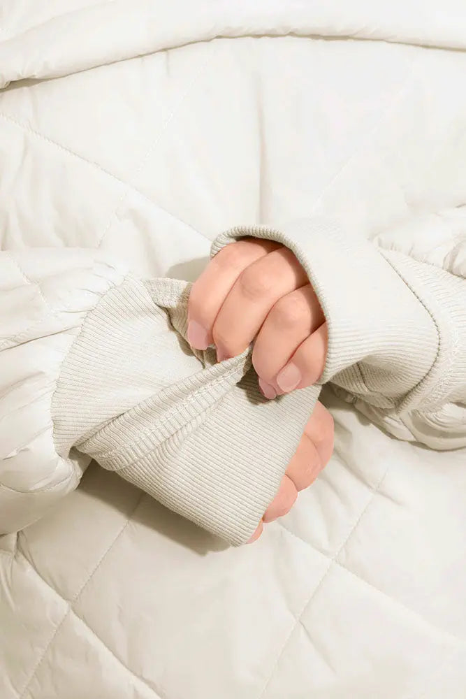 Pillow Packable Puffer Jacket - Coconut Cream POPFLEX®