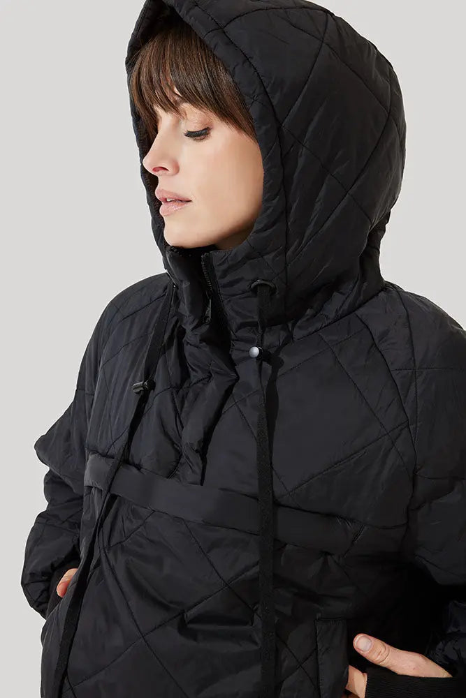 Pillow Packable Puffer Jacket - Black POPFLEX®