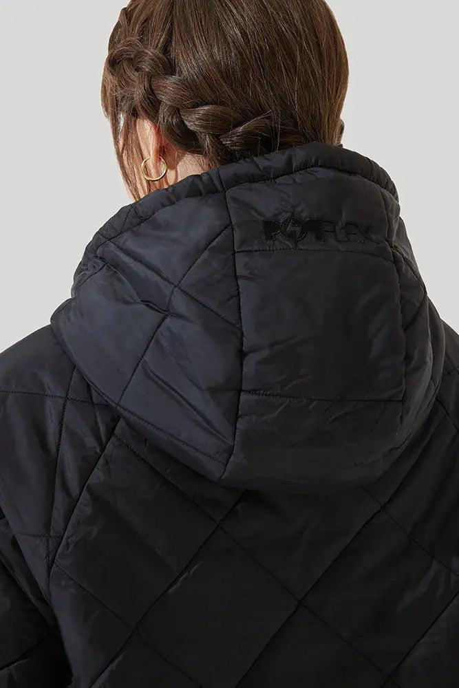 Pillow Packable Puffer Jacket - Black POPFLEX®