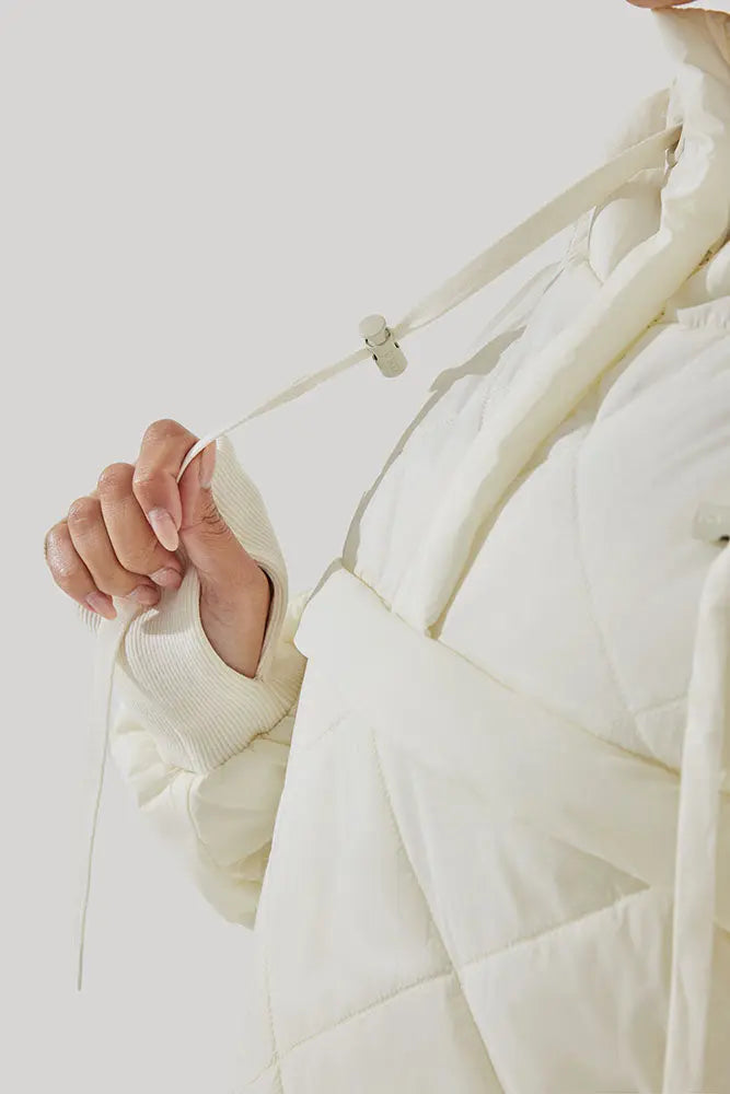 Pillow Packable Puffer Jacket - Coconut Cream POPFLEX®