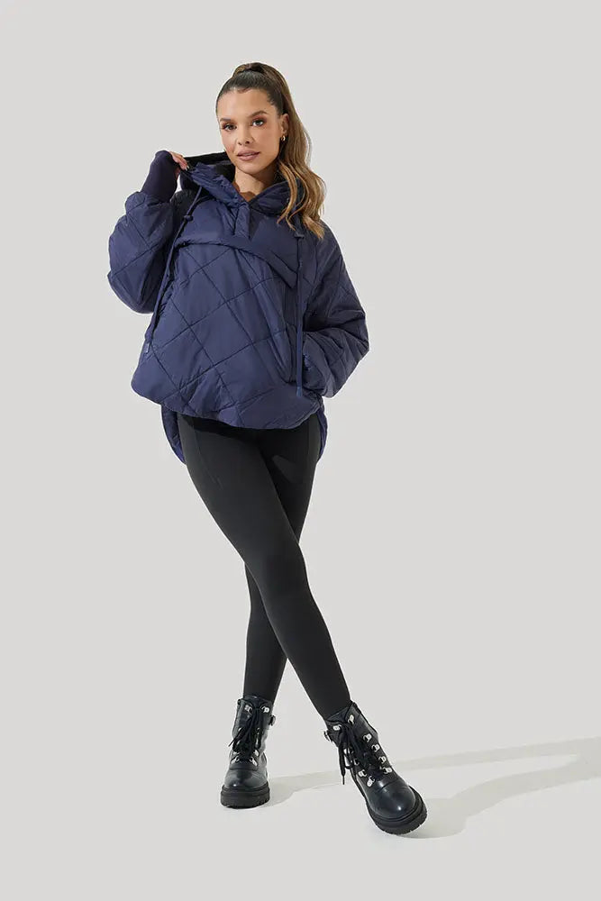 Pillow Packable Puffer Jacket - Peacoat Navy POPFLEX®