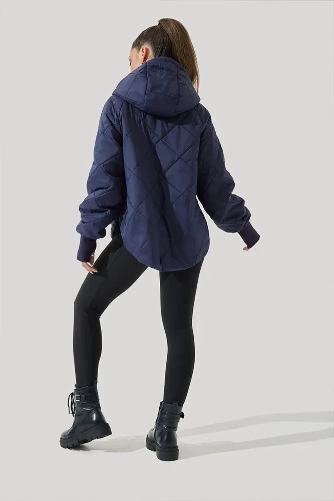 Pillow Packable Puffer Jacket - Peacoat Navy POPFLEX®