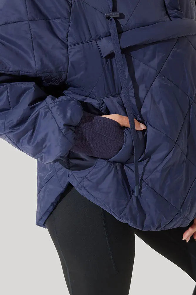 Pillow Packable Puffer Jacket - Peacoat Navy POPFLEX®