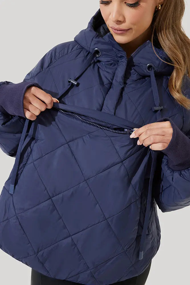 Pillow Packable Puffer Jacket - Peacoat Navy POPFLEX®