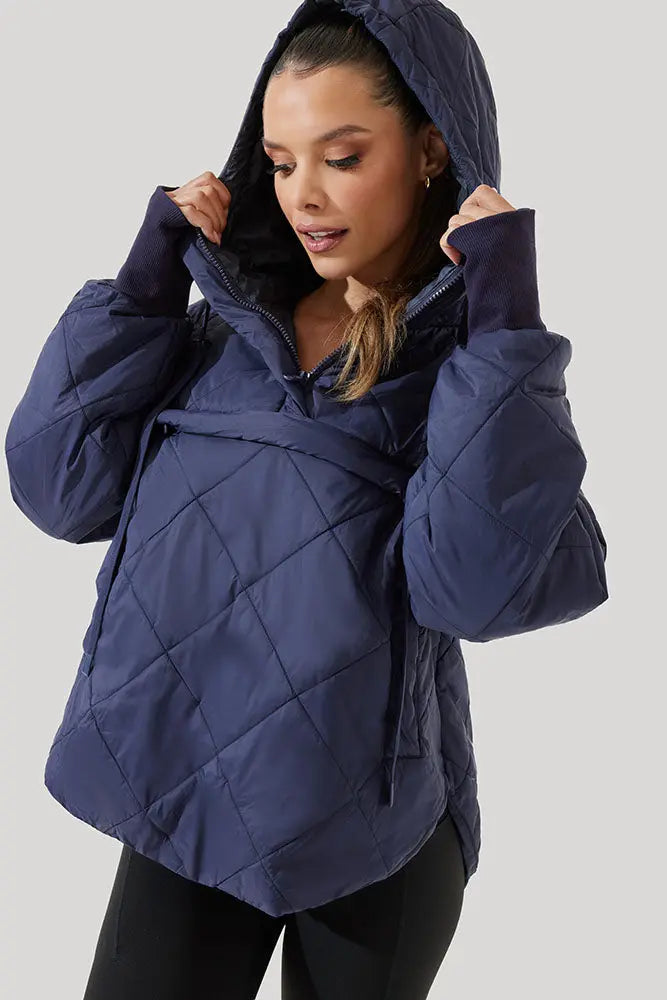 Pillow Packable Puffer Jacket - Peacoat Navy POPFLEX®