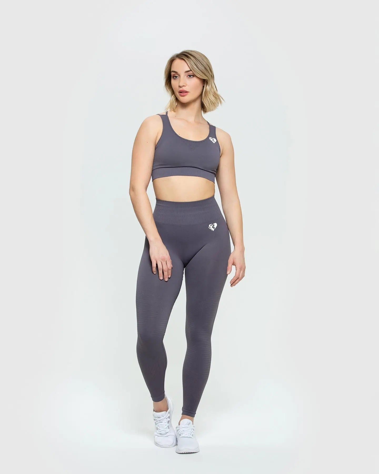 Power Seamless Sports Bra | Charcoal WOMEN'S BEST