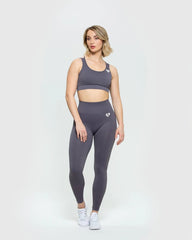 Power Seamless Sports Bra | Charcoal WOMEN'S BEST