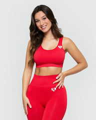Power Seamless Sports Bra | Red WOMEN'S BEST