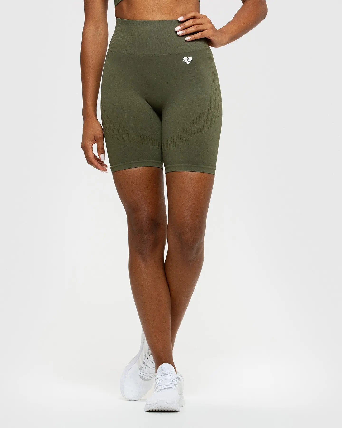 Power Seamless Cycling Shorts | Khaki WOMEN'S BEST