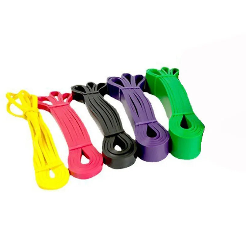 قطعة واحدة من شريط مطاطي من اللاتكس، شريط سحب للياقة البدنية، شريط مقاومة للتمرين، حبل شد، شريط شد، حبل سحب من مادة TPE