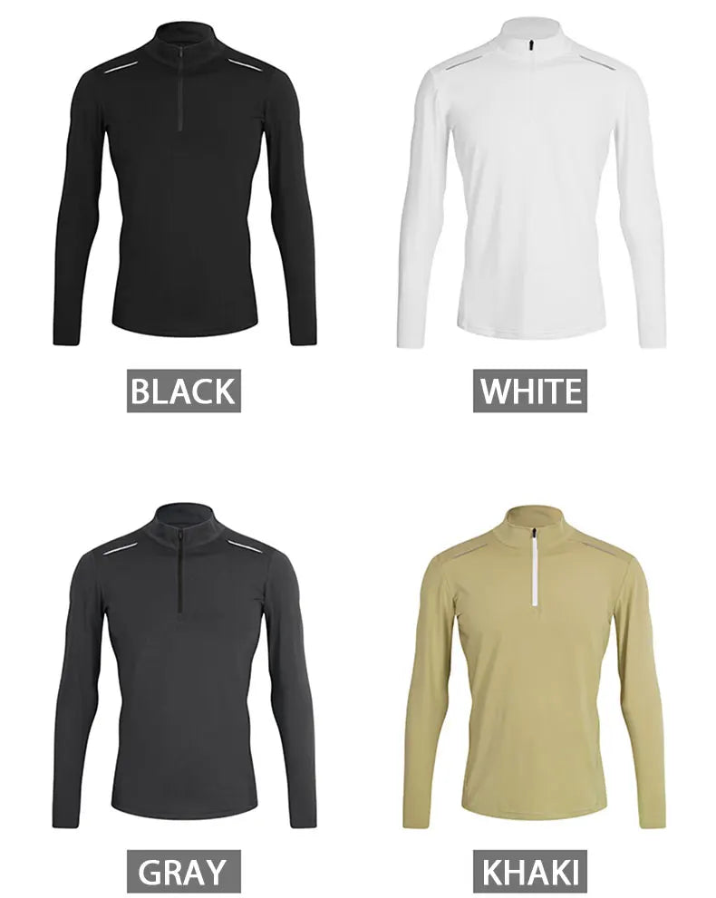 Men's Long Sleeves T-shirt Gym Yoga Top Fitness Wear Jerseys Golf Clothes Marathon Sweatshirt Tee Running Athletics Shirt